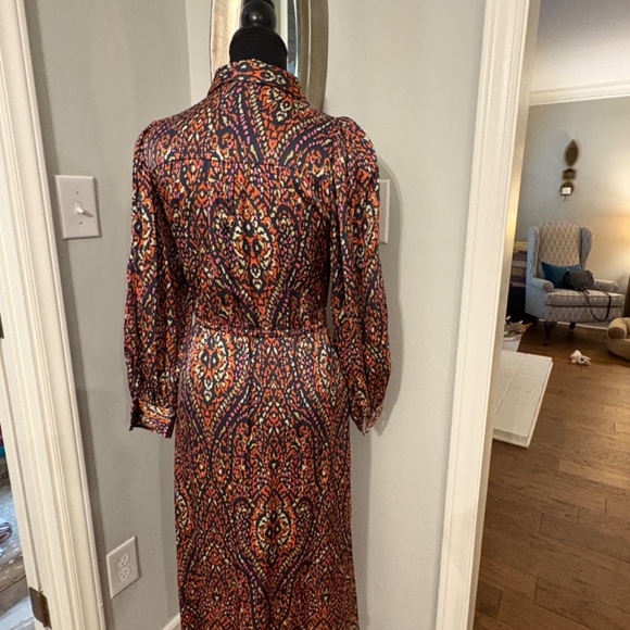 EsQualo DRESS LONG SATEEN REWILDING Size 4 NWT BEAUTIFUL!! - Picture 9 of 12